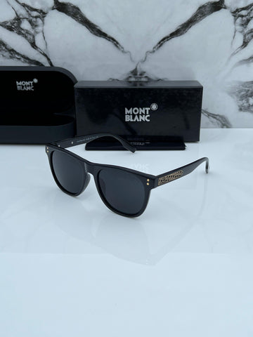 MT BC [023] BLACK FRAME ROUND SUNGLASSES FOR MEN & WOMEN