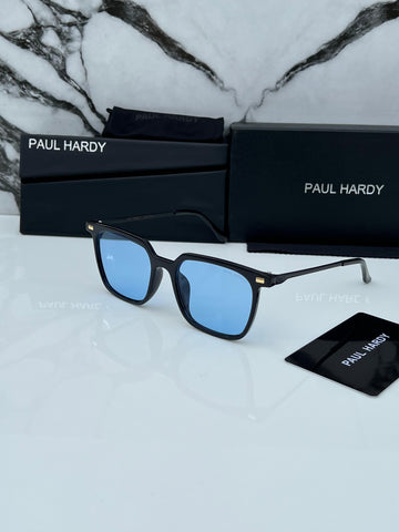 PL HRDY SKY BLUE BLACK FRAME SUNGLASSES FOR MEN & WOMEN