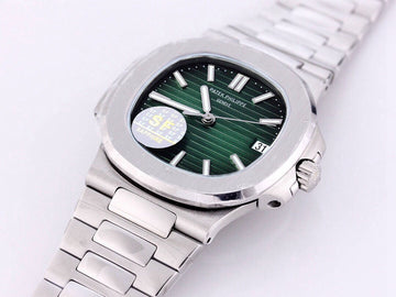 PTK PHLP GREEN SILVER METAL WATCH