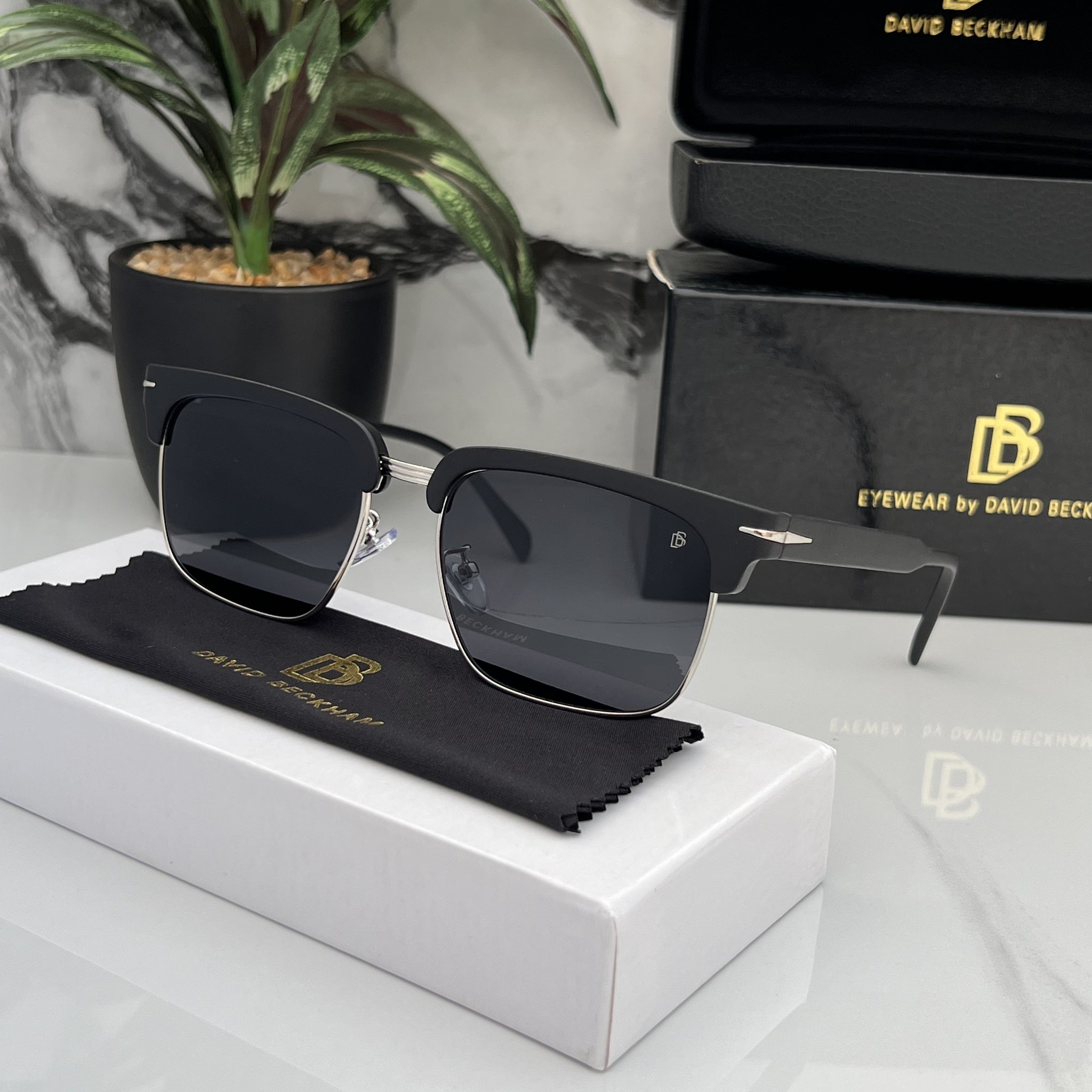 DB  BLACK SILVER  SUNGLASSES FOR MEN & WOMEN