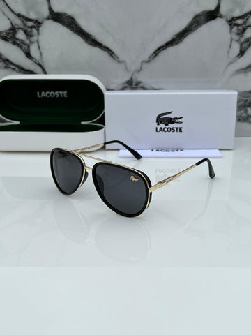 LACST BLACK GOLDEN FRAME AVIATOR SUNGLASSES FOR MEN & WOMEN