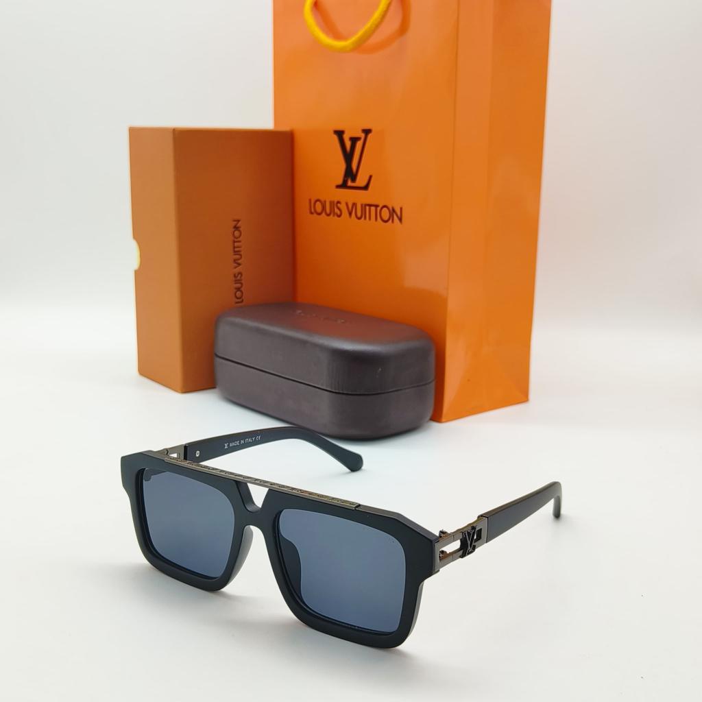 LV  TRANSPARENT BLACK  FRAME SUNGLASSES FOR MEN & WOMEN