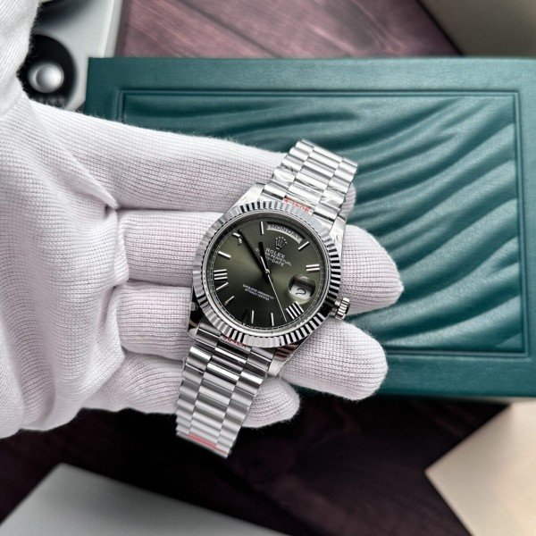 Role_x Oyster perpetual Day Date Steel-Green Ref228236 Z-R Quality