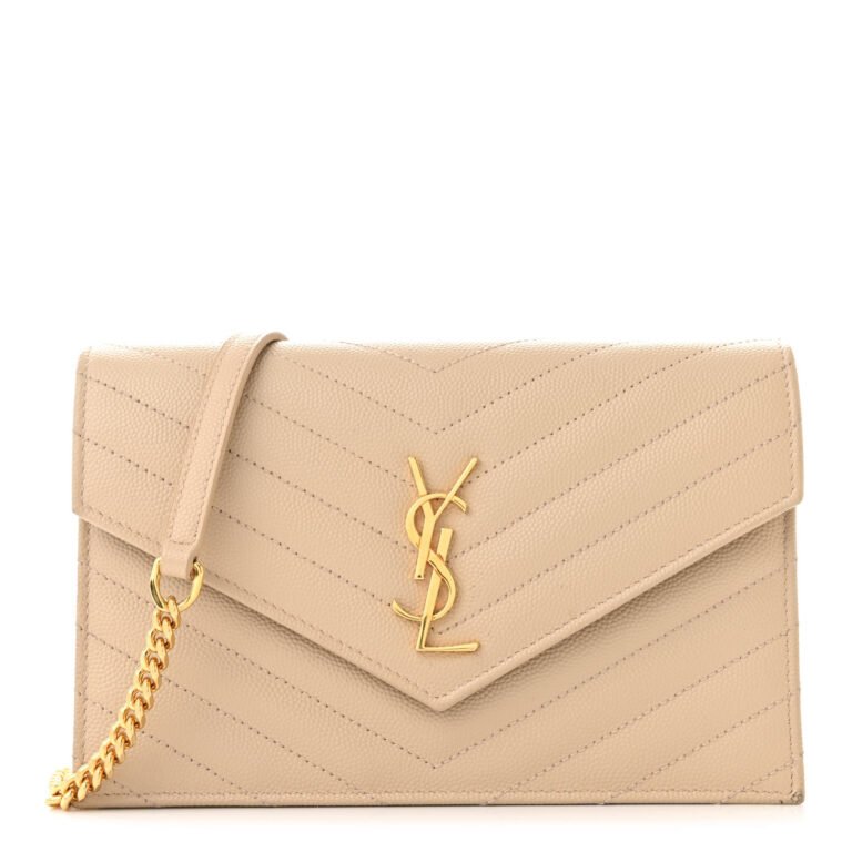 Saint Laurent Women's Logo-Debossed Leather Bag