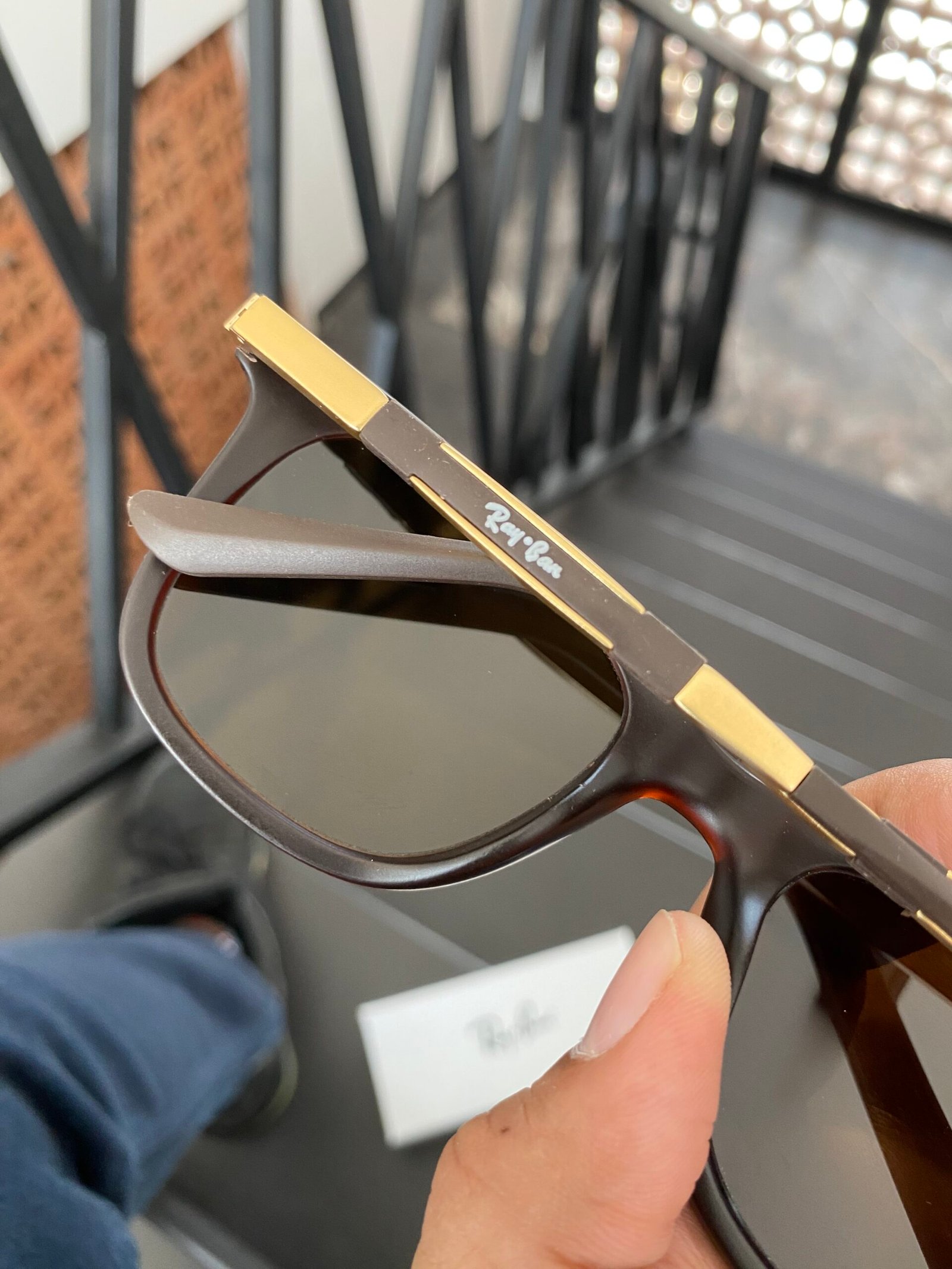 Rayban 4726 Gold Brown (Pure Glass) - Image 6