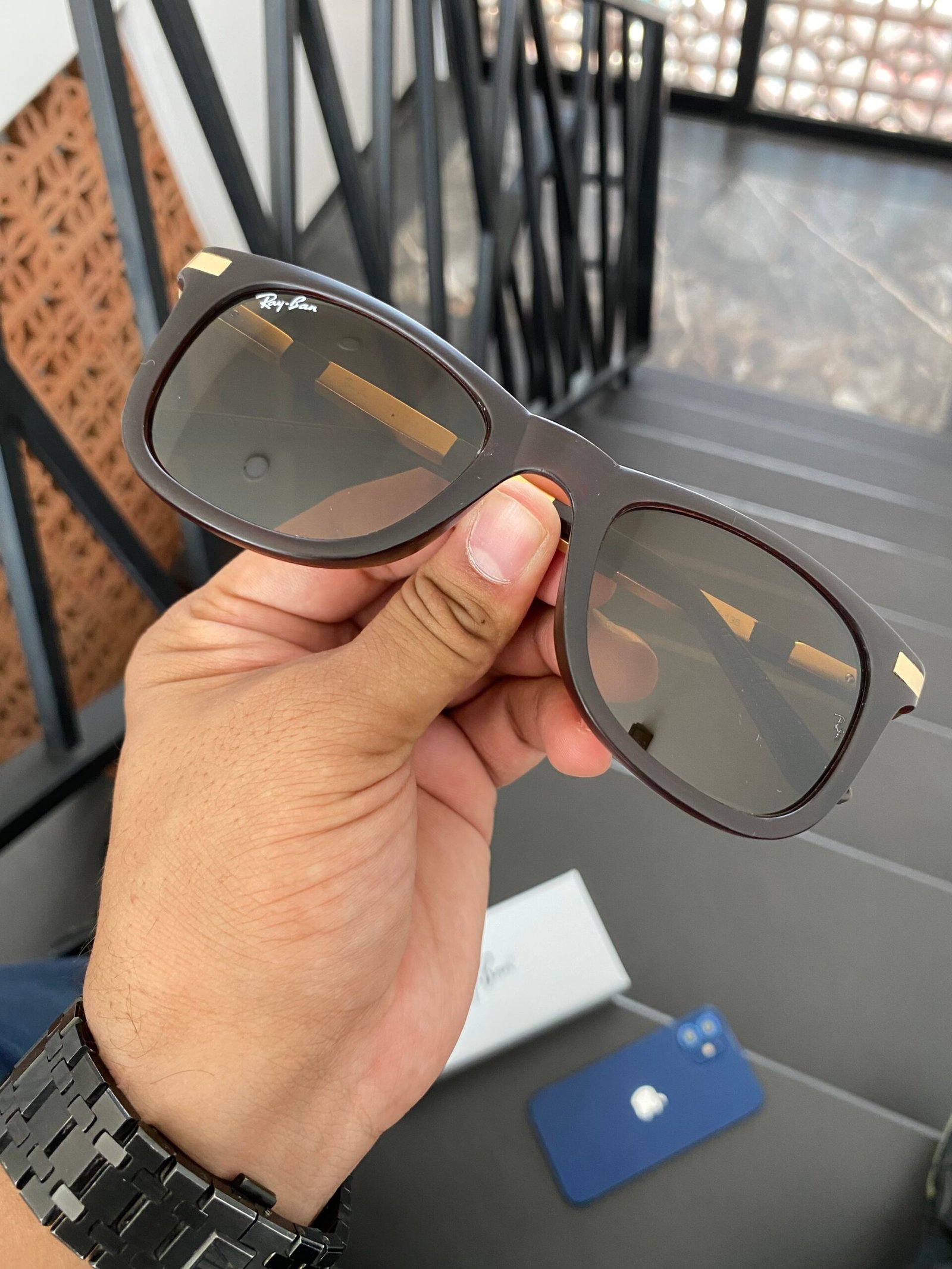 Rayban 4726 Gold Brown (Pure Glass) - Image 3