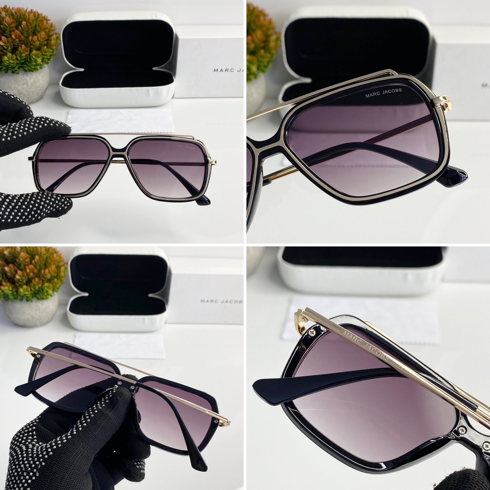 Marc Jacobs 2119 Gold Black - Image 5