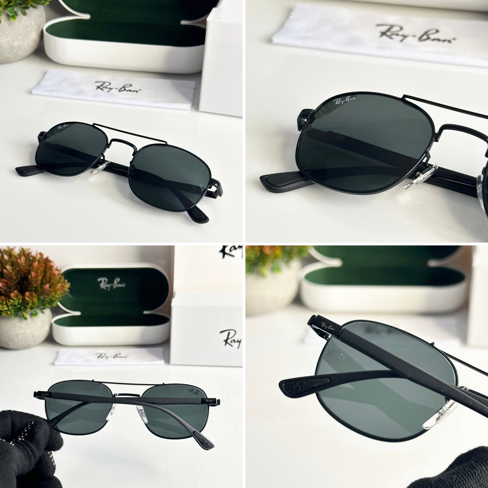 Rayban 3670 Full black (GLASS) - Image 2