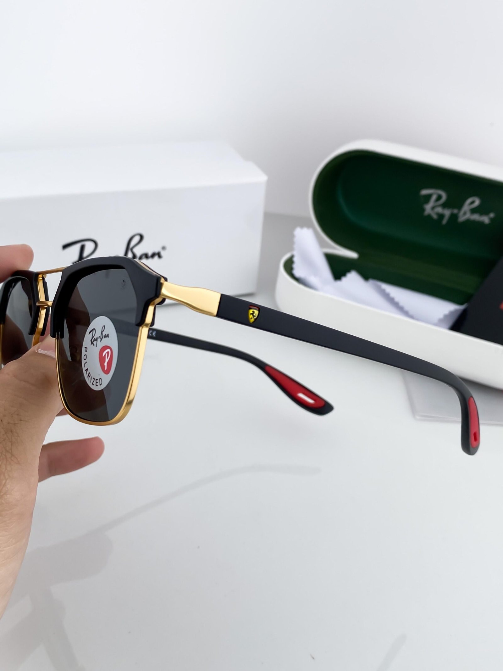 Rayban04 gold black - Image 6