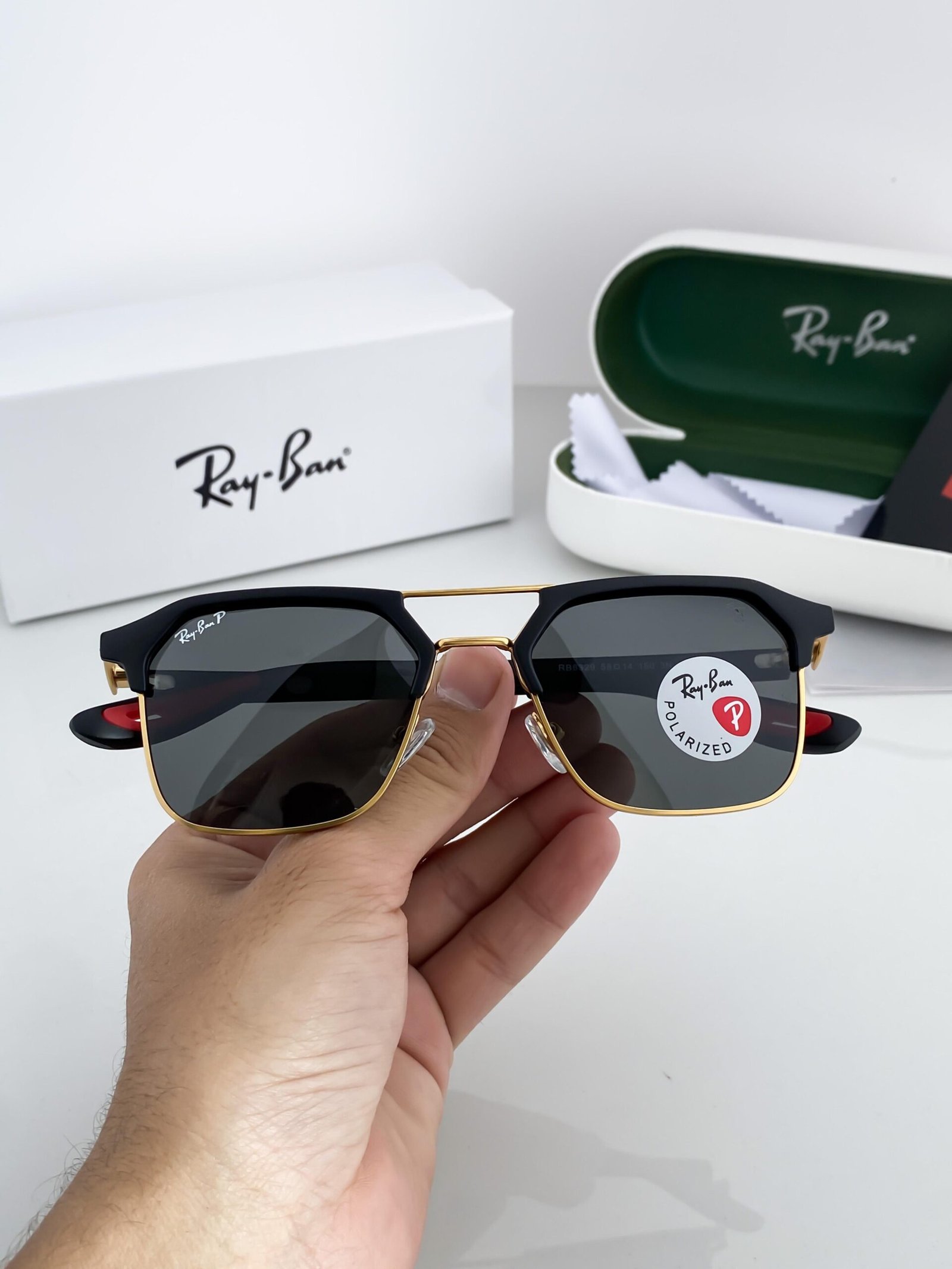 Rayban04 gold black - Image 4