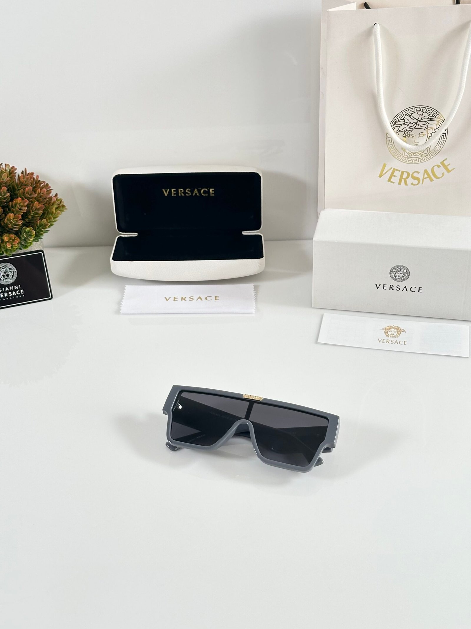 Versace 6146 Grey Black - Image 4