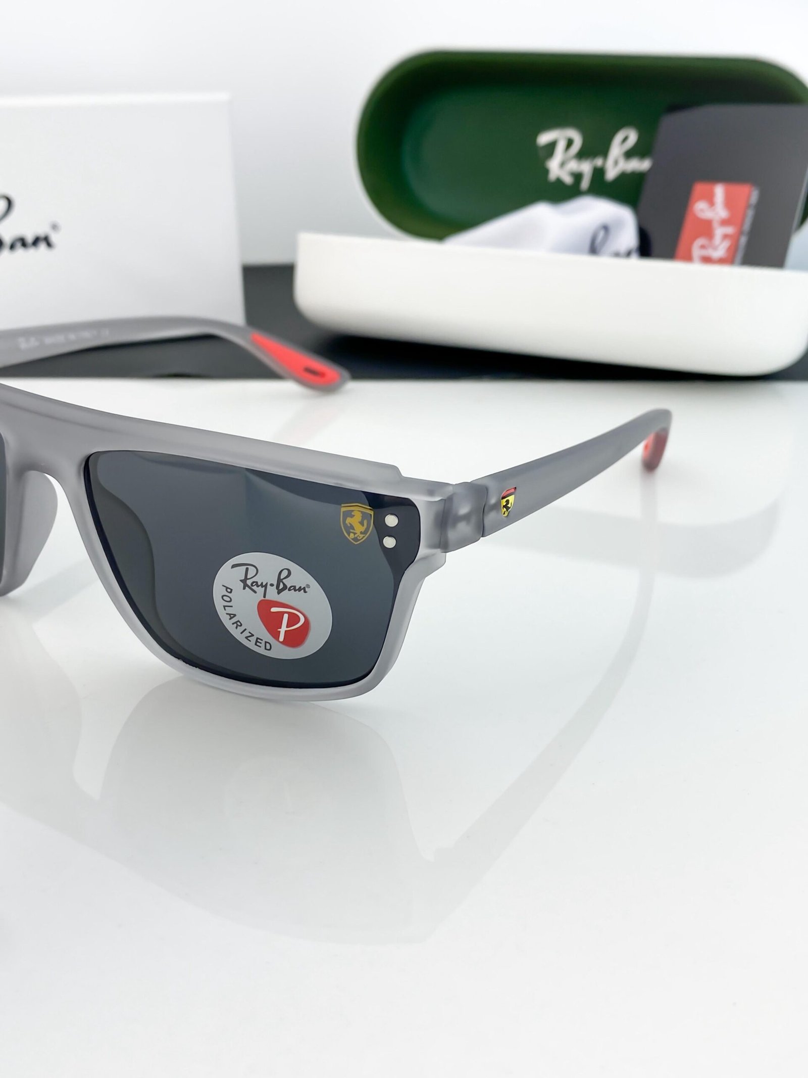 RAYBAN GREY BLACK 3576 - Image 7