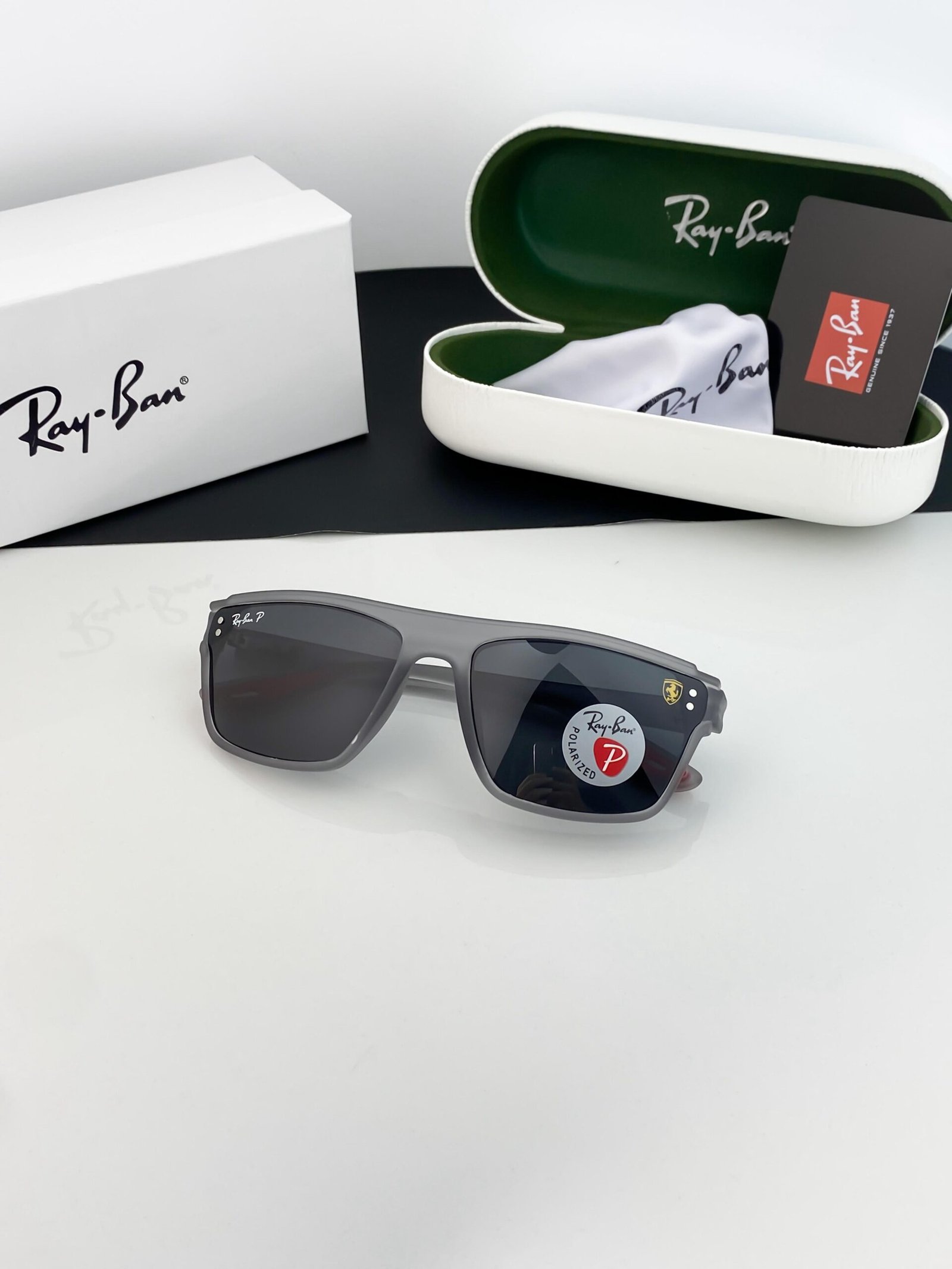 RAYBAN GREY BLACK 3576 - Image 5
