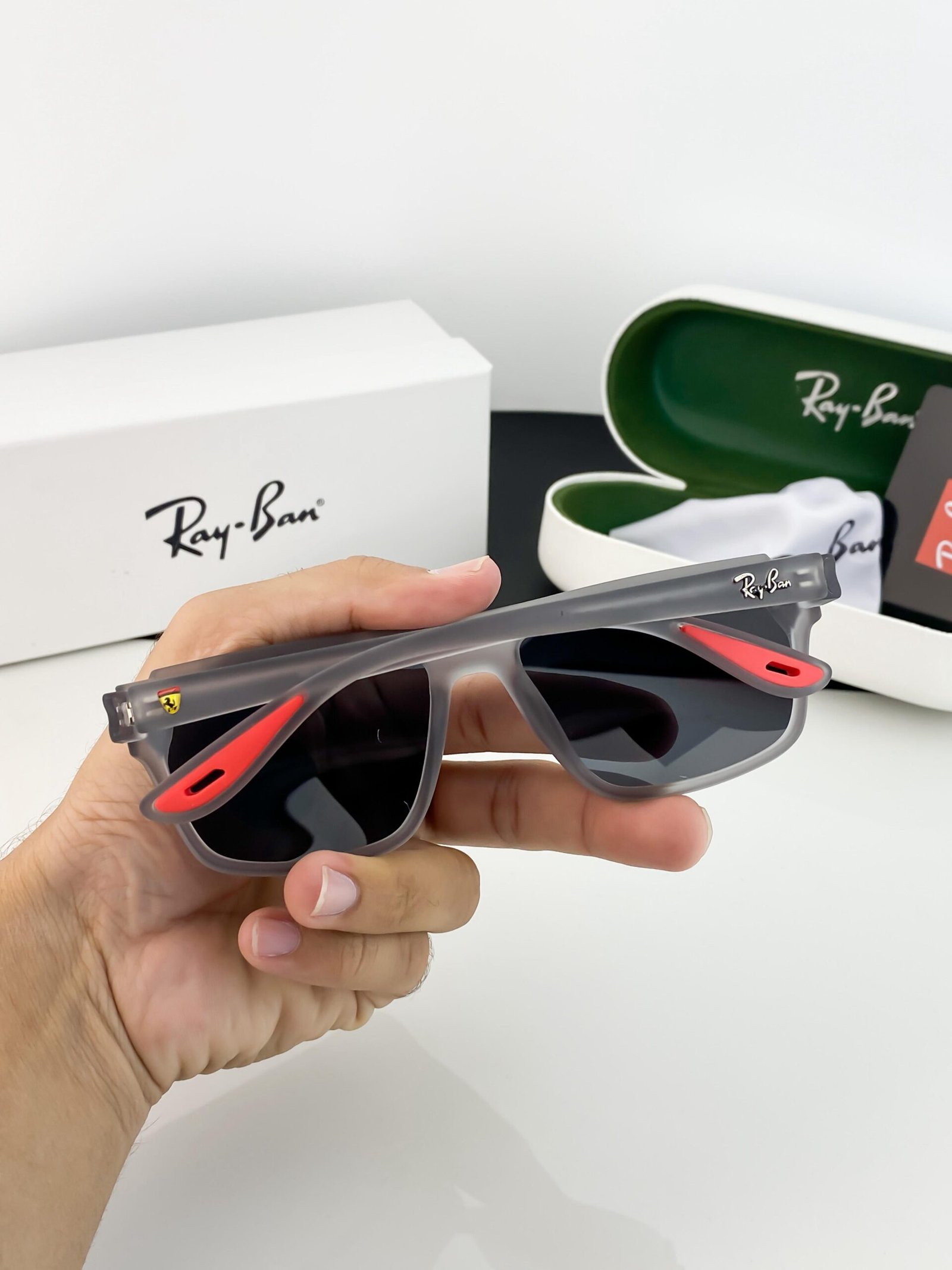 RAYBAN GREY BLACK 3576 - Image 3