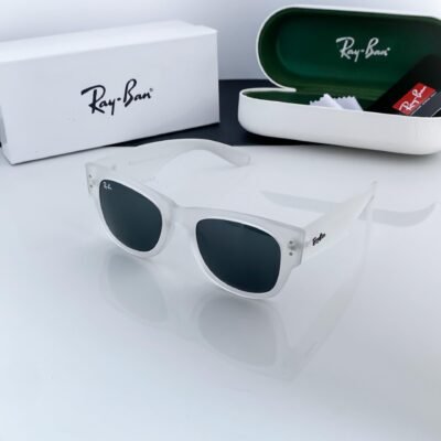 RAYBAN WHITE BLACK 841