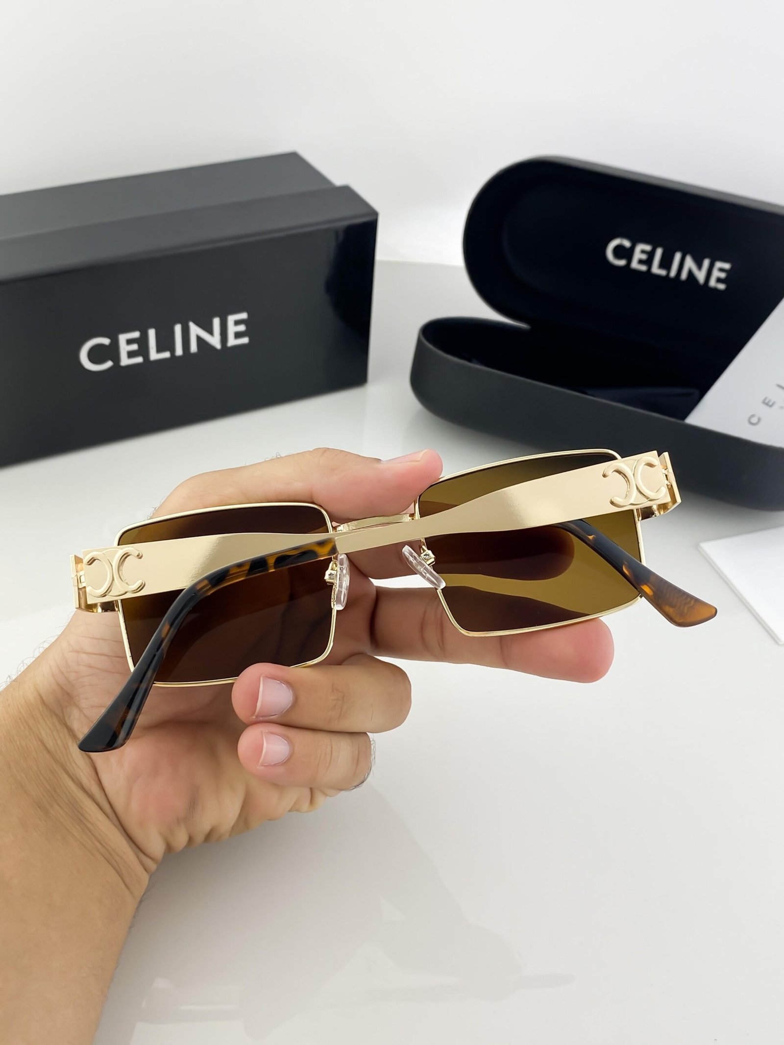 CELINE GOLD BROWN 012 - Image 4