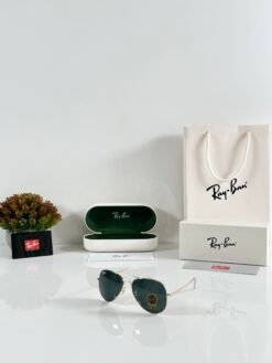 Rayban Aviator 3026 Gold Black (GLASS)