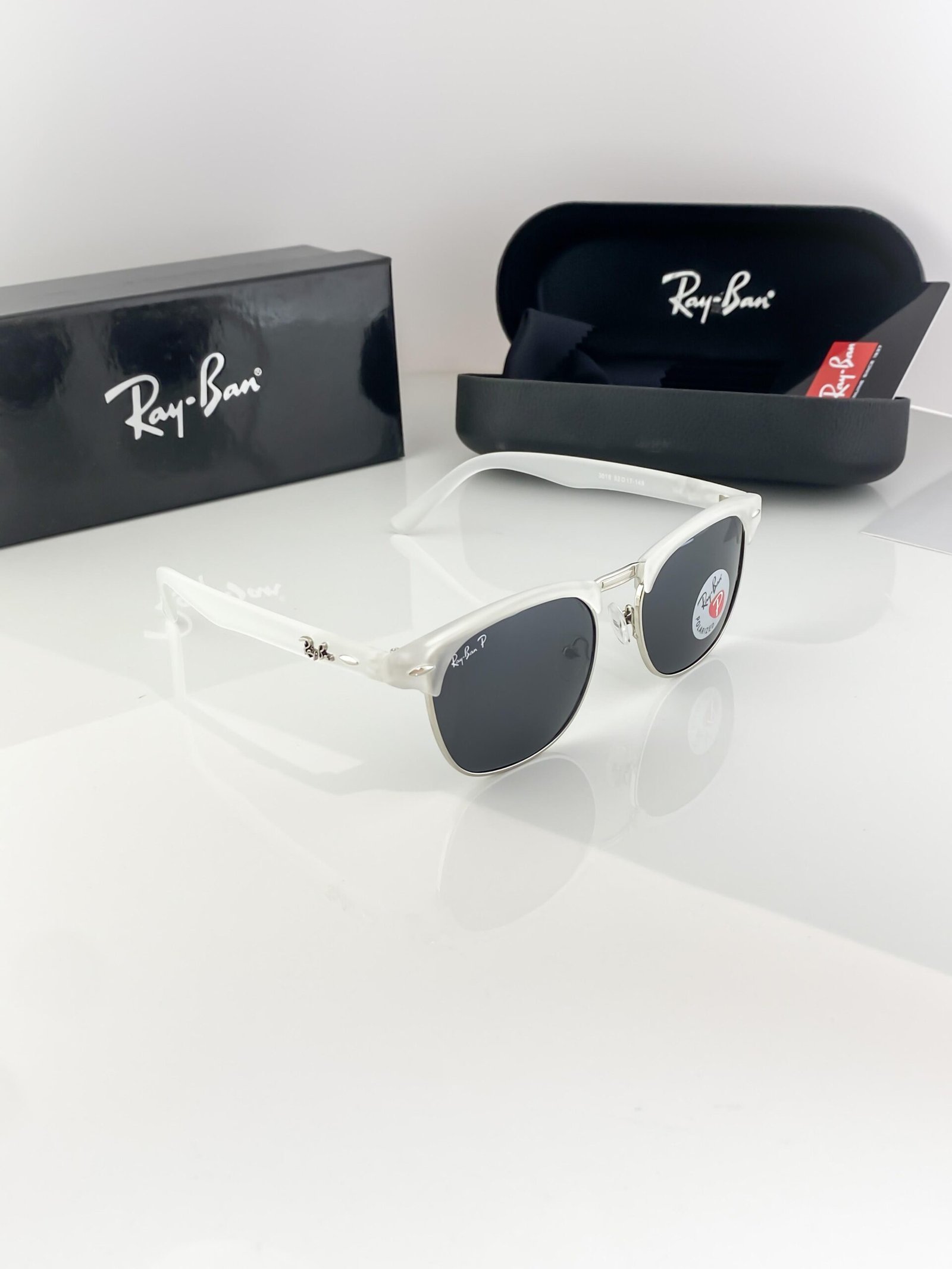RAYBAN ICE BLACK RED 3016 - Image 4