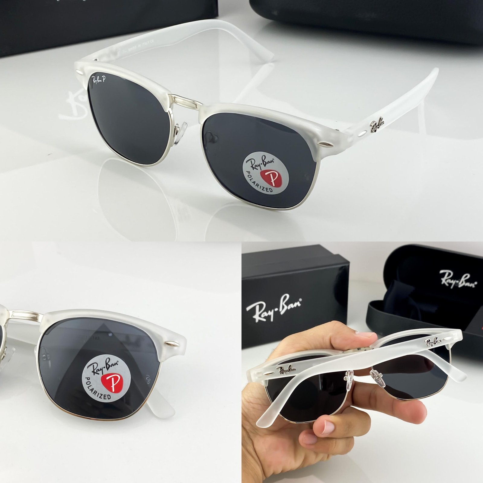 RAYBAN ICE BLACK RED 3016 - Image 2