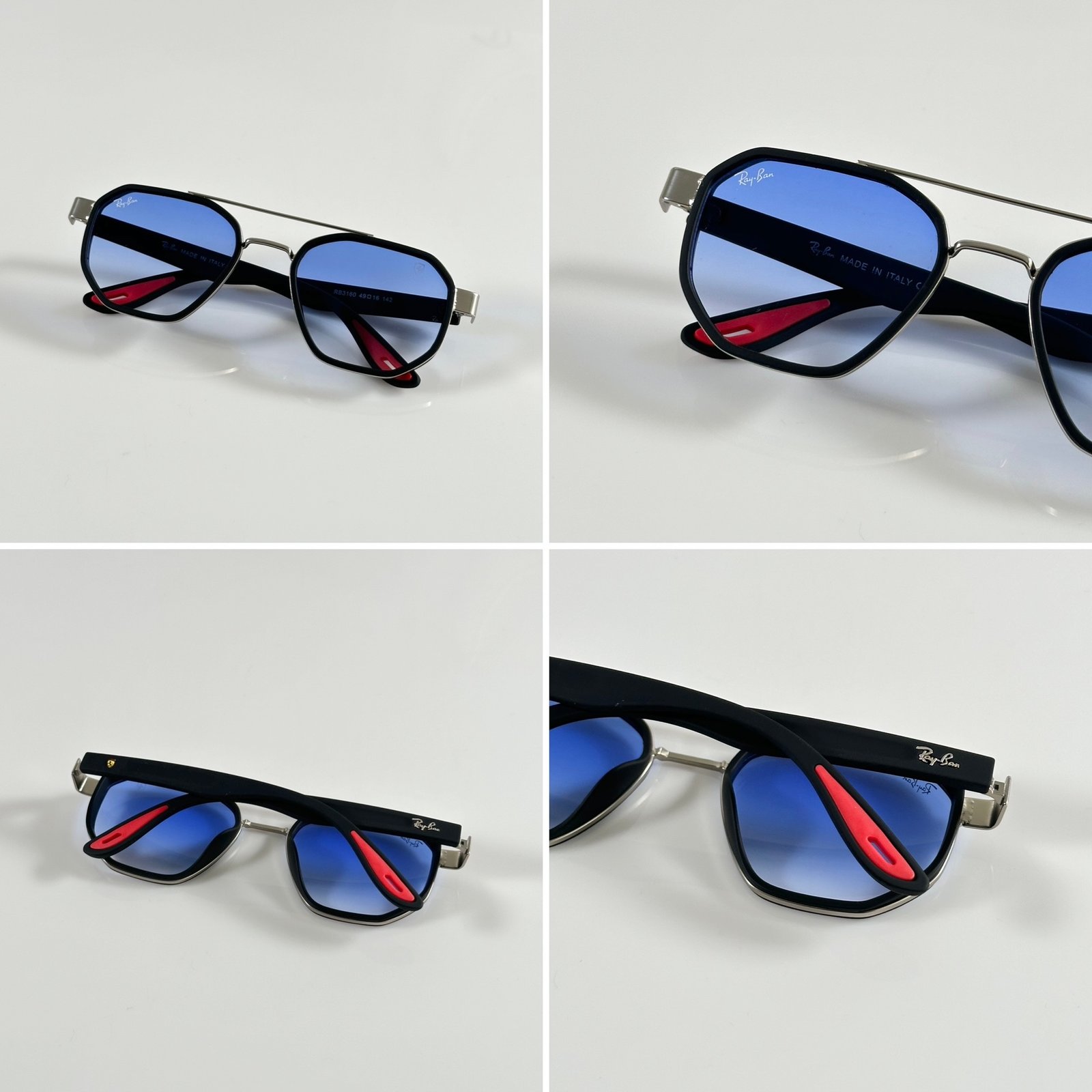 Rayban 3160 Silver Blue - Image 2