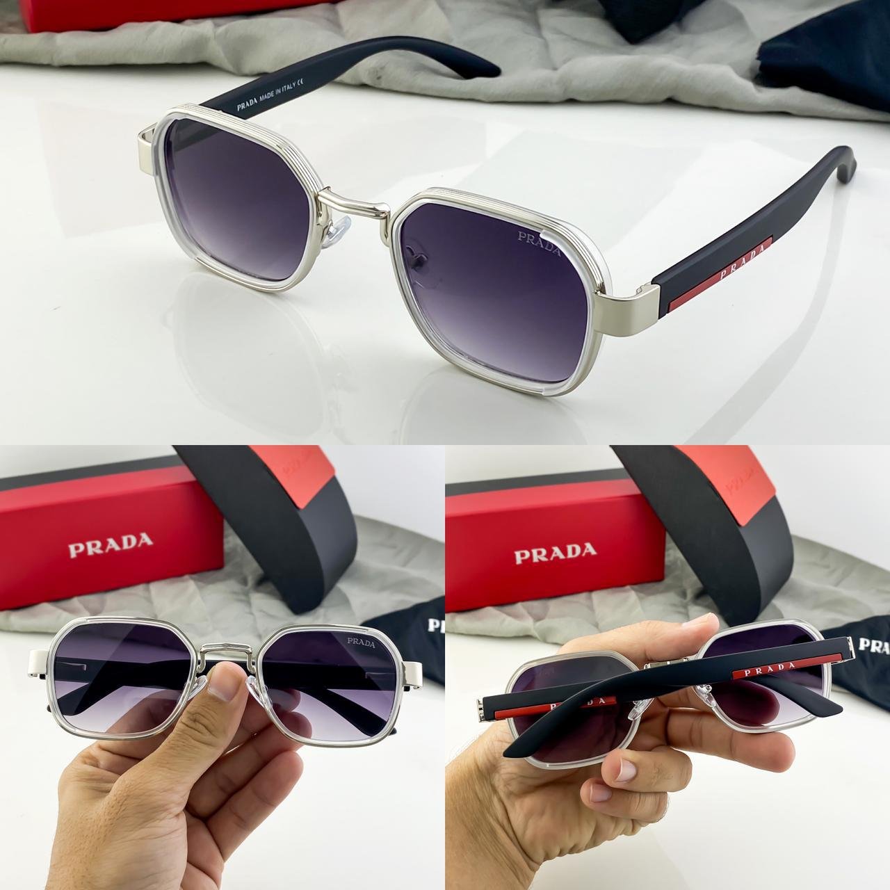 Prada_silver_black_shaded_986 - Image 2