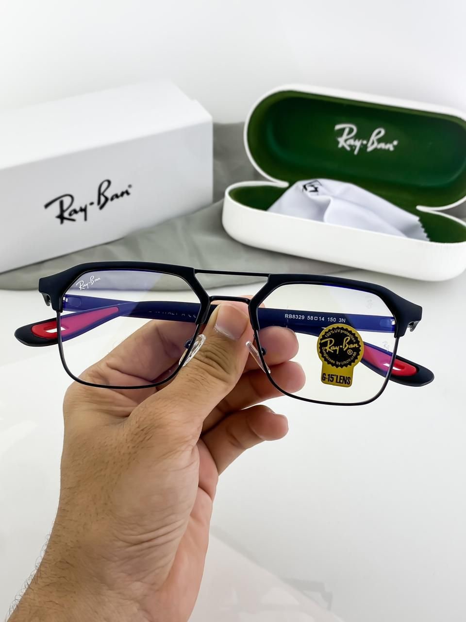 RAYBAN04 BLACK PLAN0 - Image 3