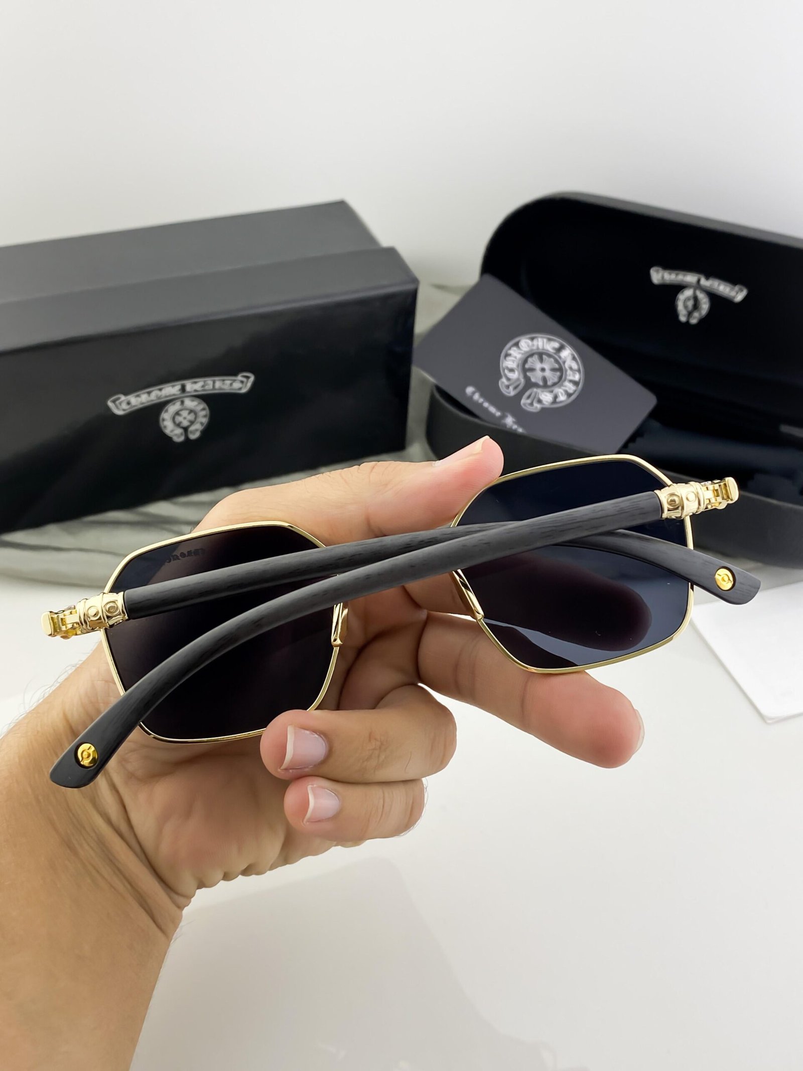 CHROME HEART GOLD BLACK 818 - Image 4