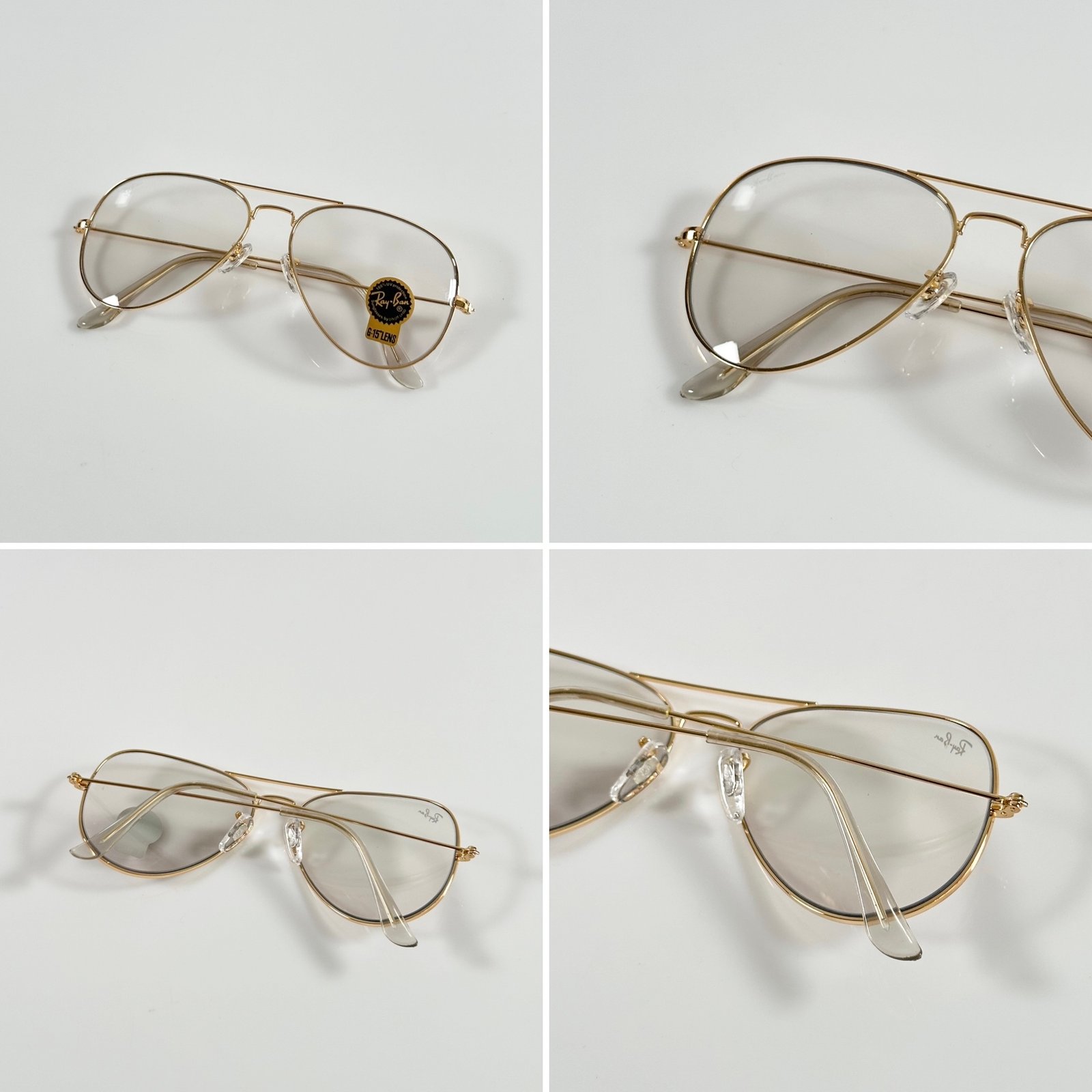 Rayban Aviator 3026 Gold Day Night Colour Changing - Image 2