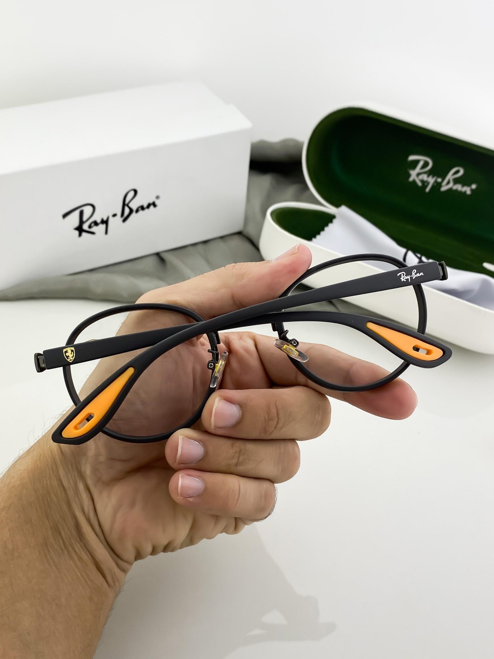 Rayban gun brown plano 3675 - Image 5