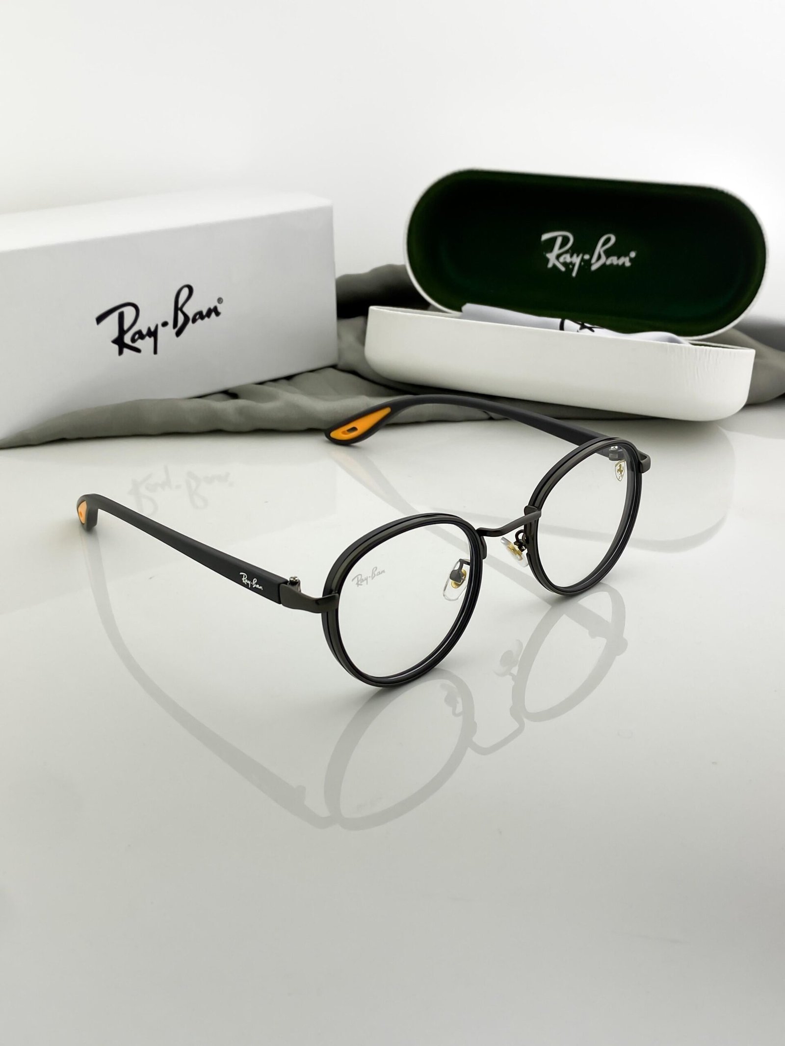 Rayban gun brown plano 3675 - Image 4