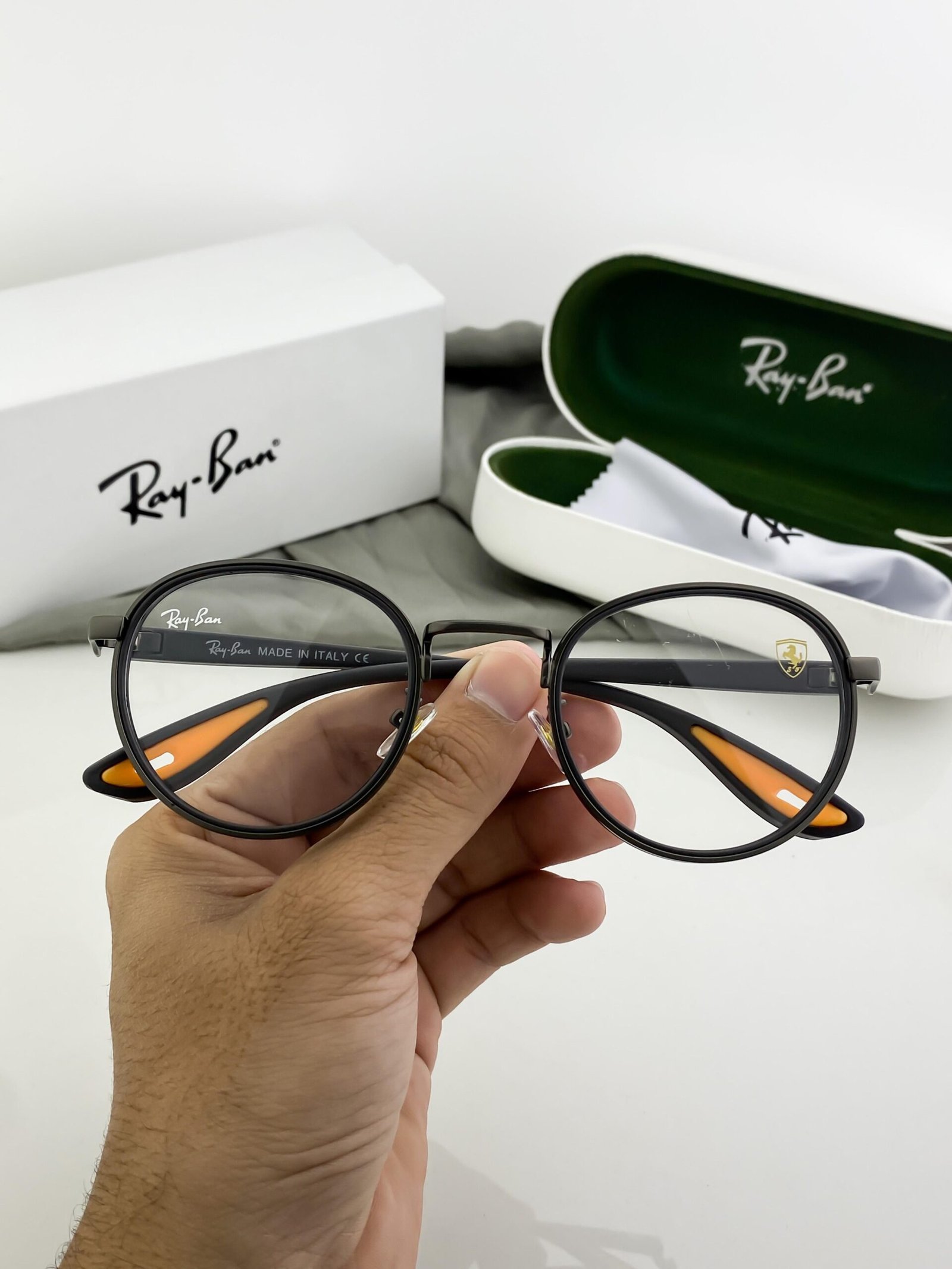 Rayban gun brown plano 3675 - Image 3