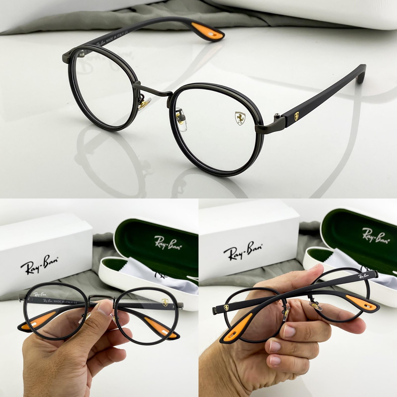 Rayban gun brown plano 3675 - Image 2