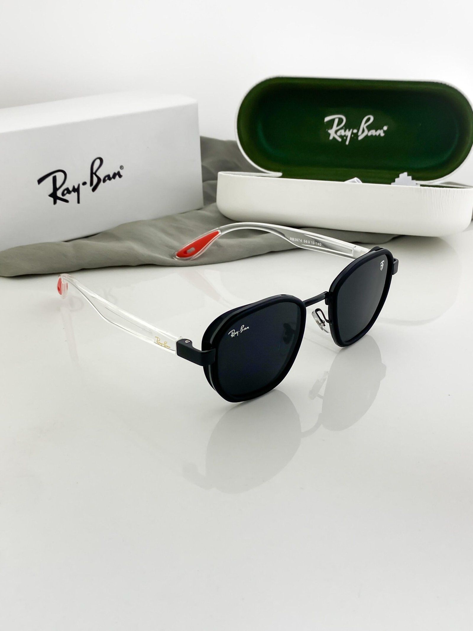 Rayban ice black 3674 - Image 4