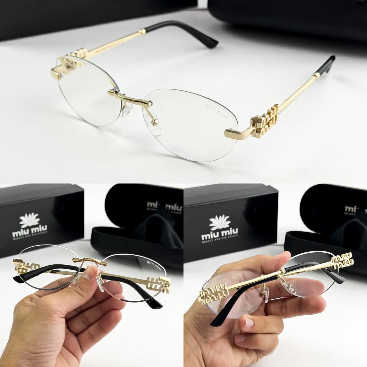 MIU MIU gold frame 1025 - Image 3