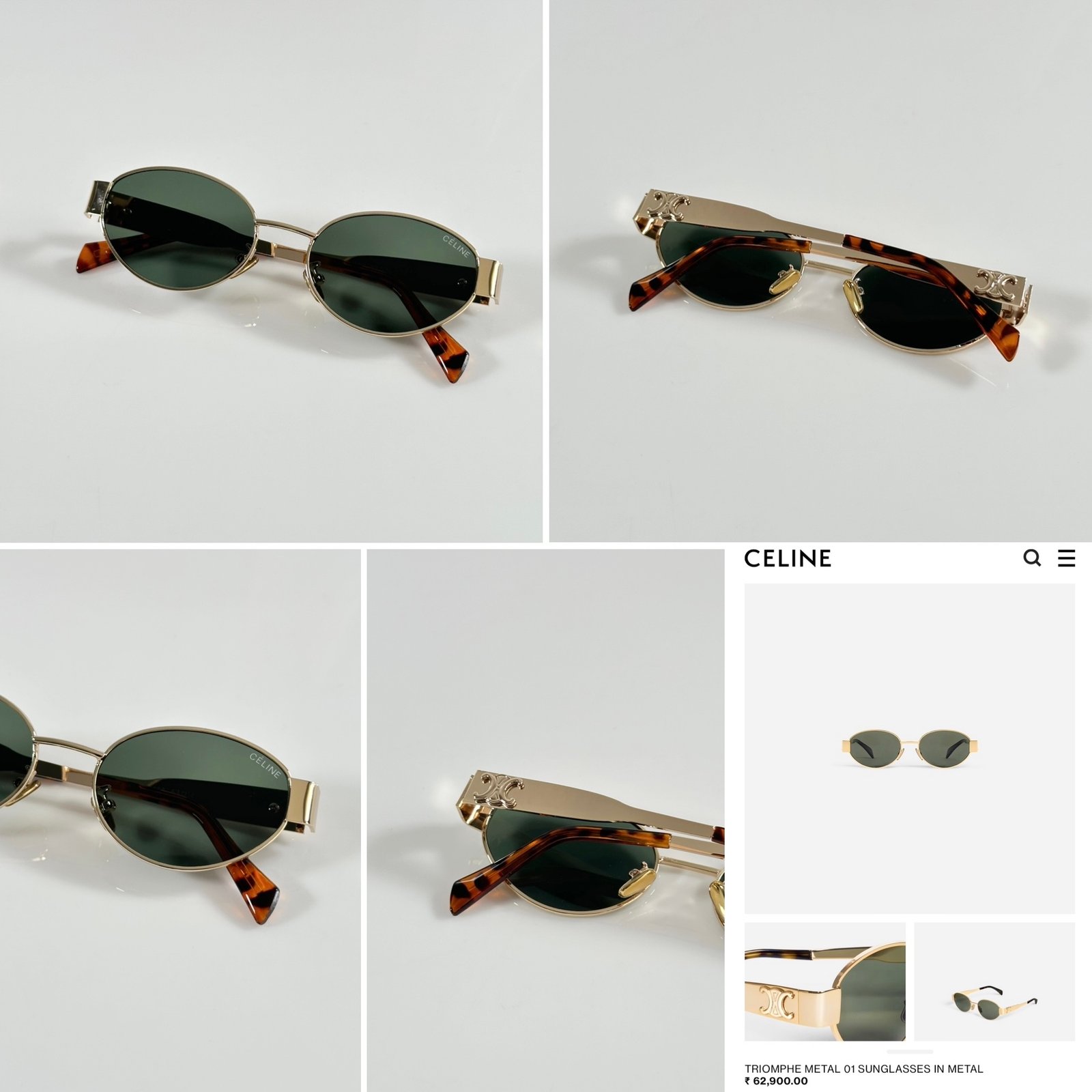 Celine WMNS 1006 Gold Green - Image 2