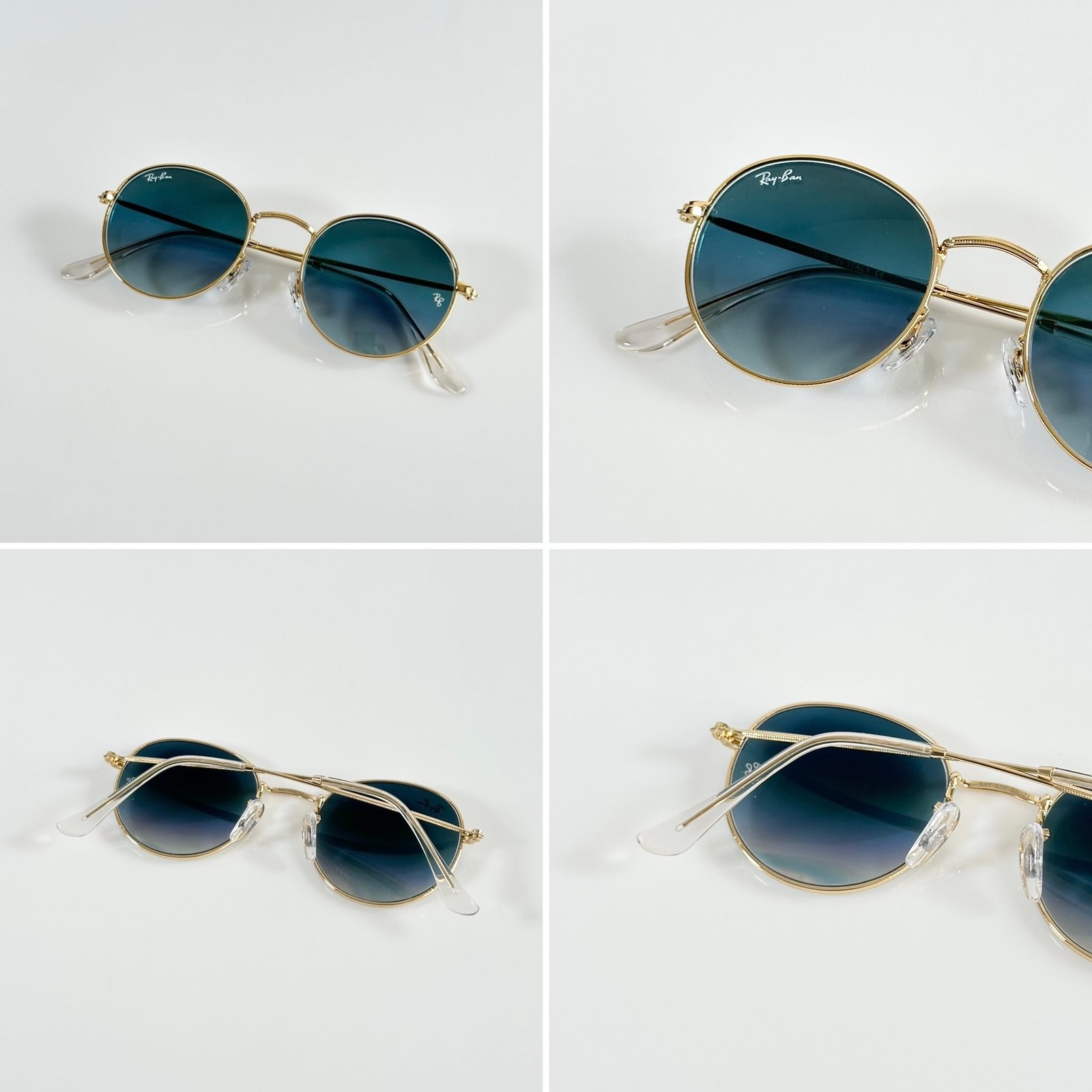 Rayban 3447 Gold Blue (GLASS) - Image 2