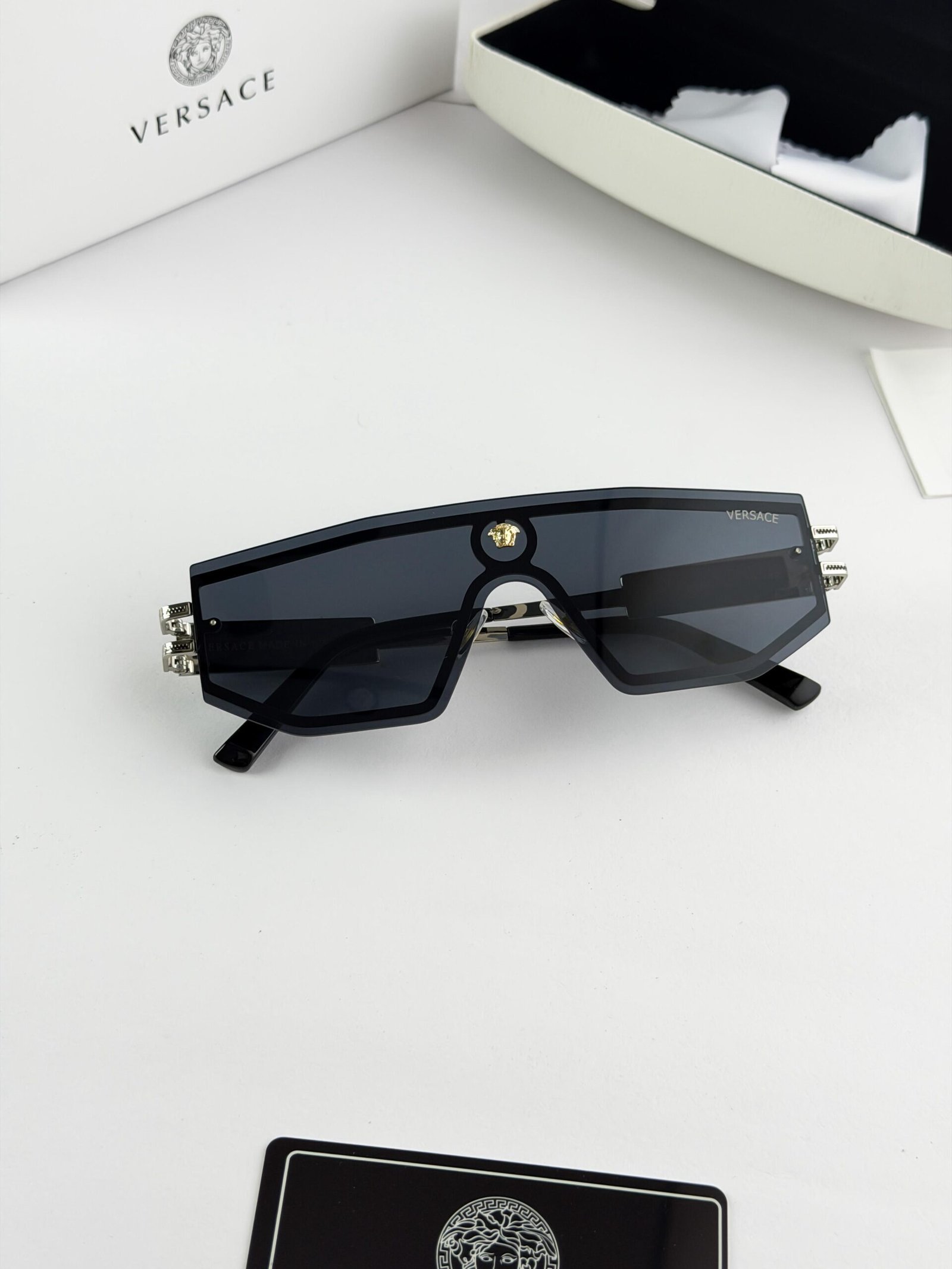 VERSACE silver Black 9915 - Image 5
