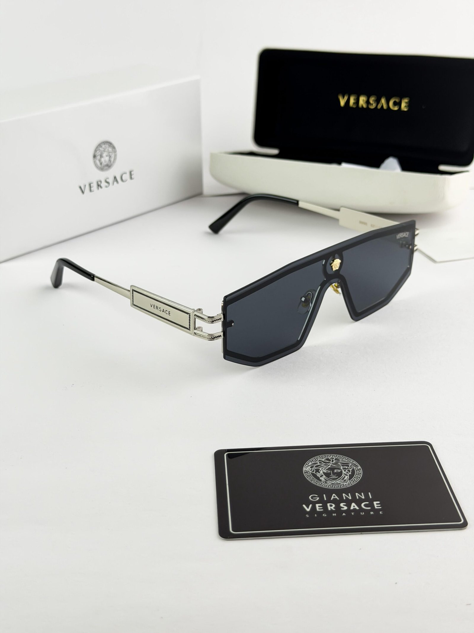VERSACE silver Black 9915 - Image 3