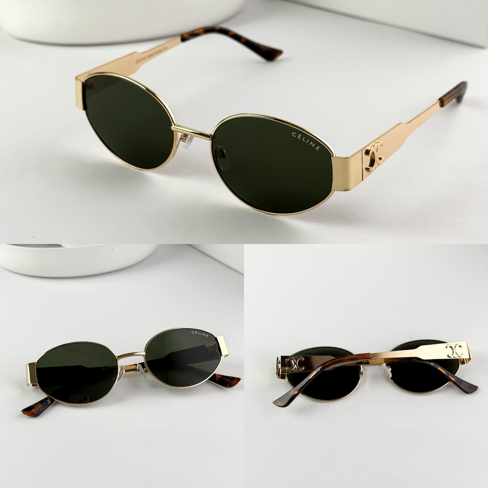 CELINE GOLD GREEN 1006 - Image 3