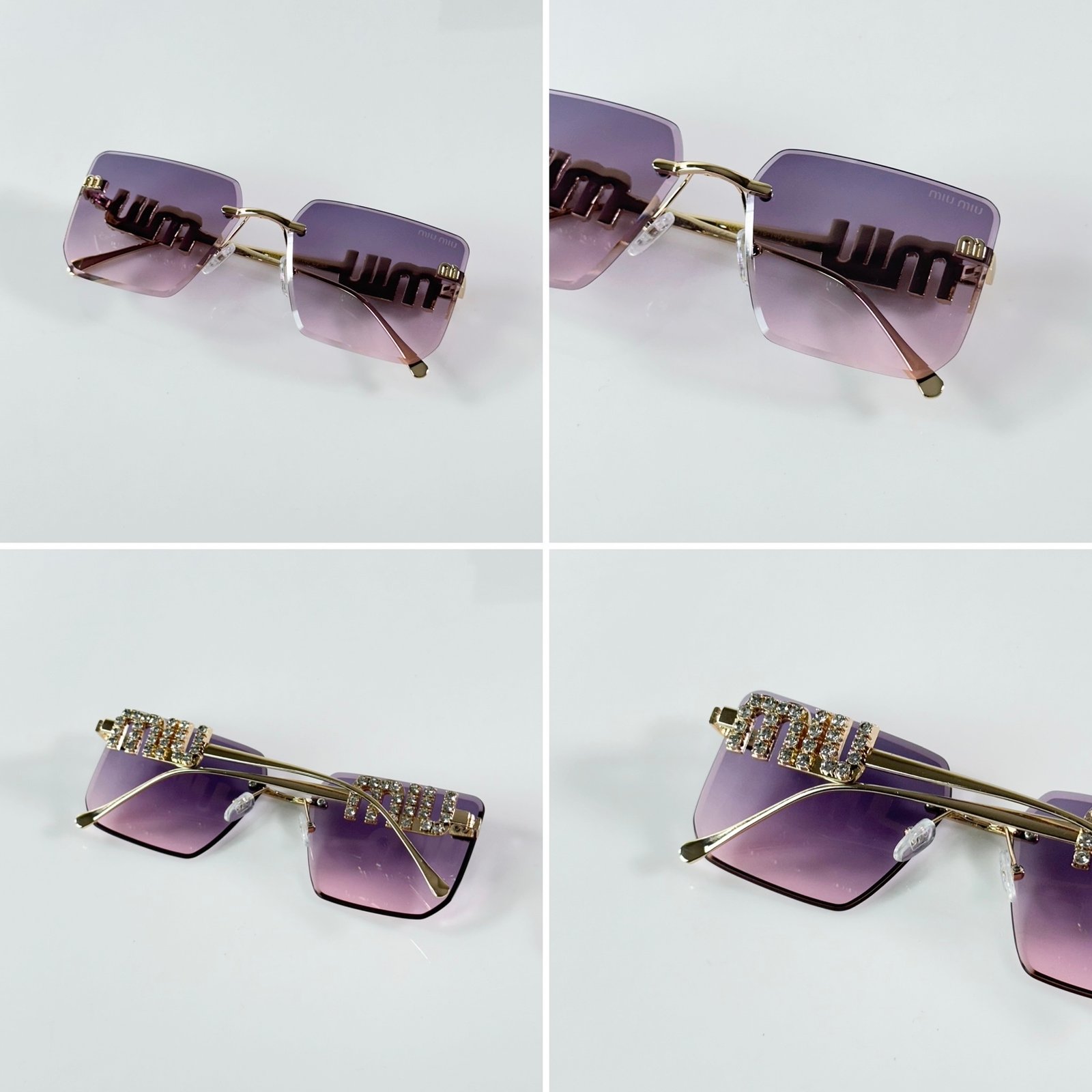 Miu Miu WMNS 1024 Gold Pink DC - Image 2