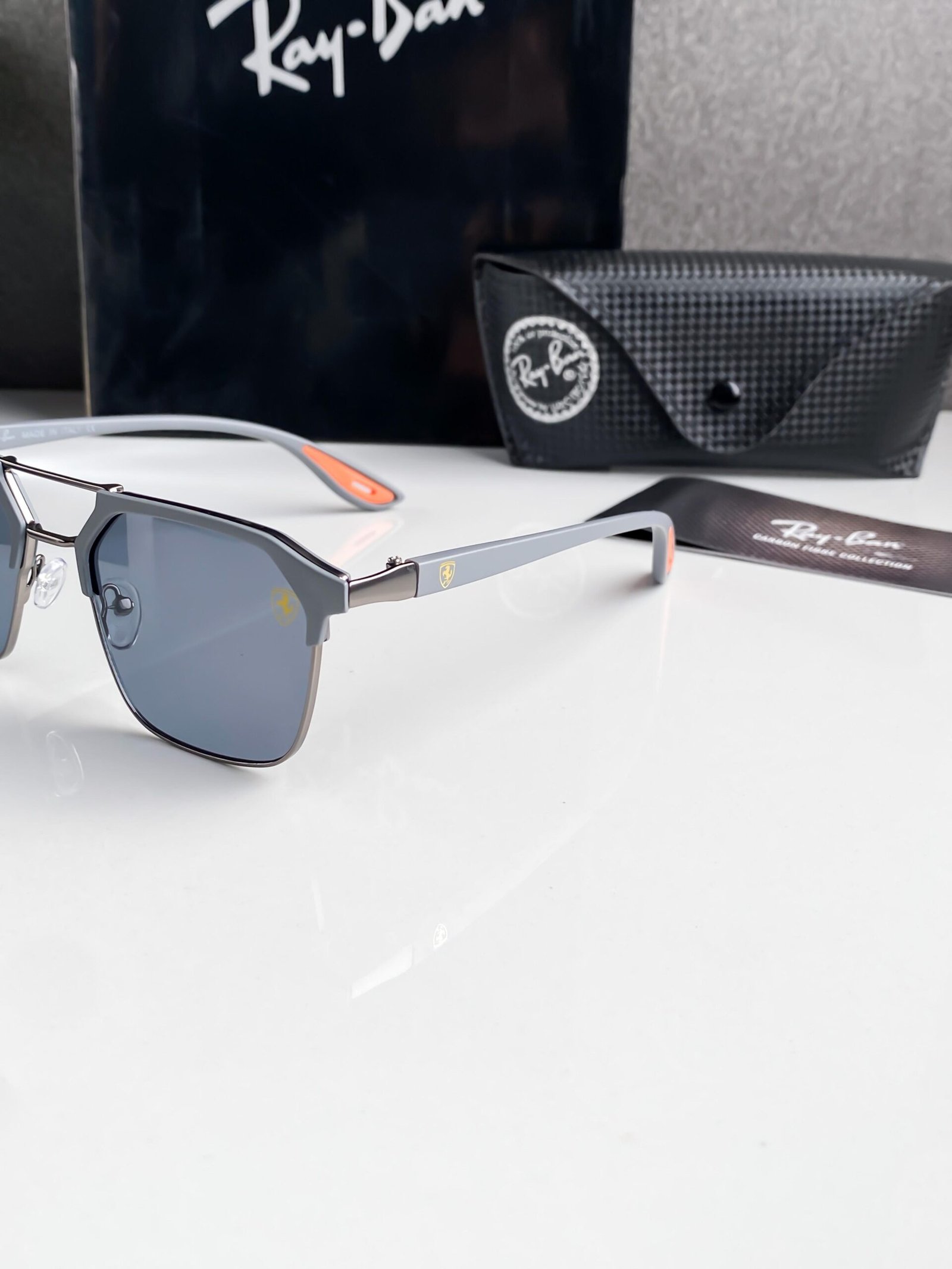 Rayban_ 04 grey black - Image 7