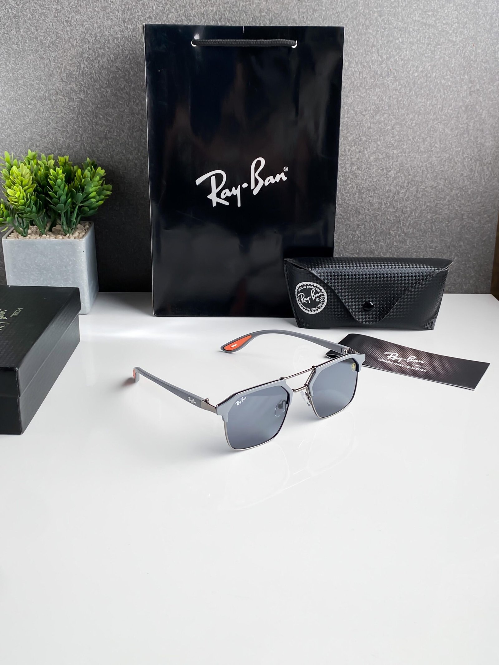Rayban_ 04 grey black - Image 6