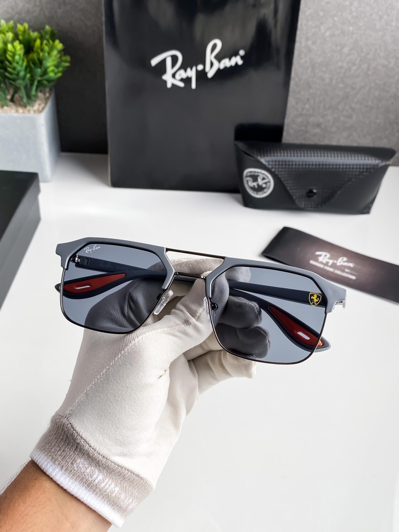 Rayban_ 04 grey black - Image 5