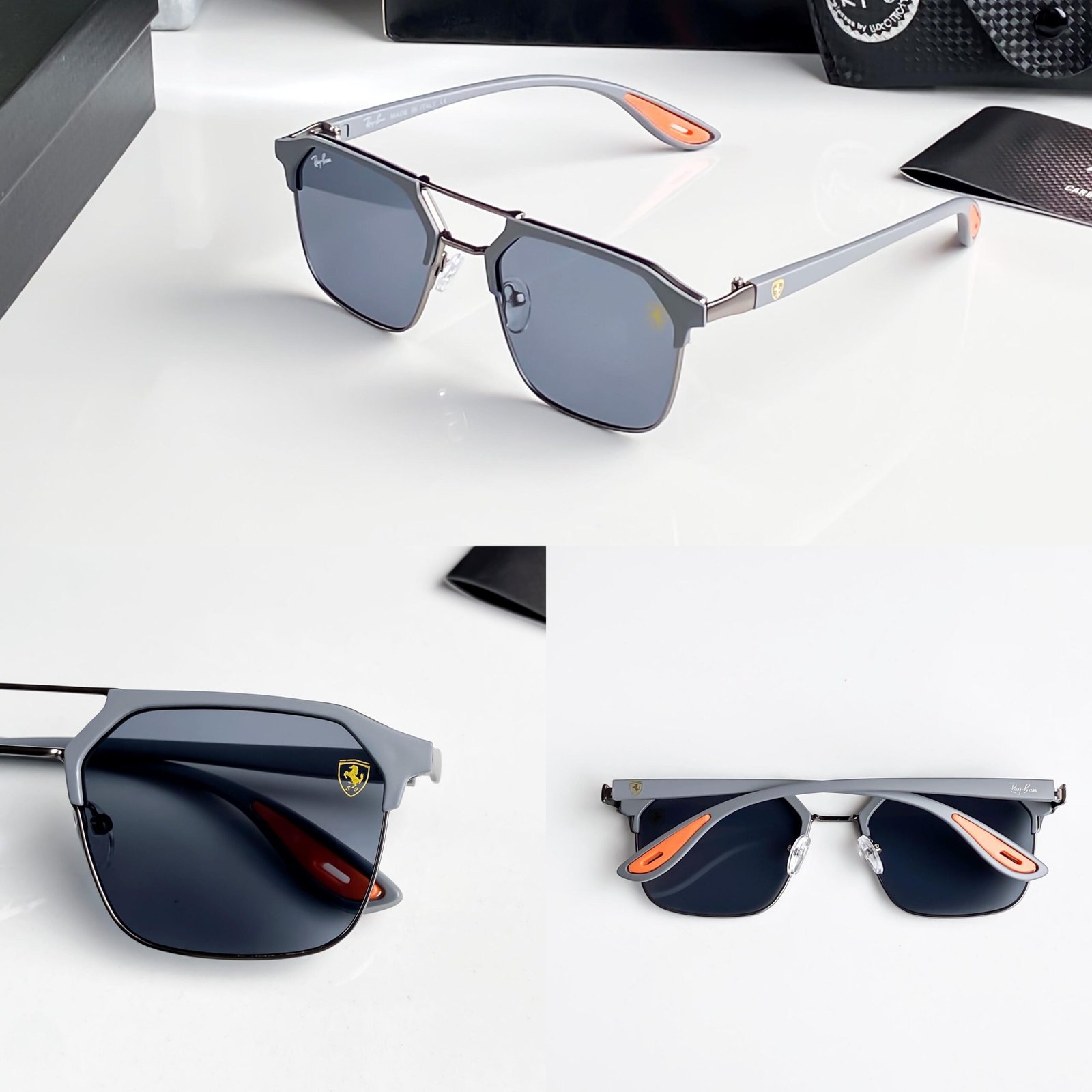 Rayban_ 04 grey black - Image 2