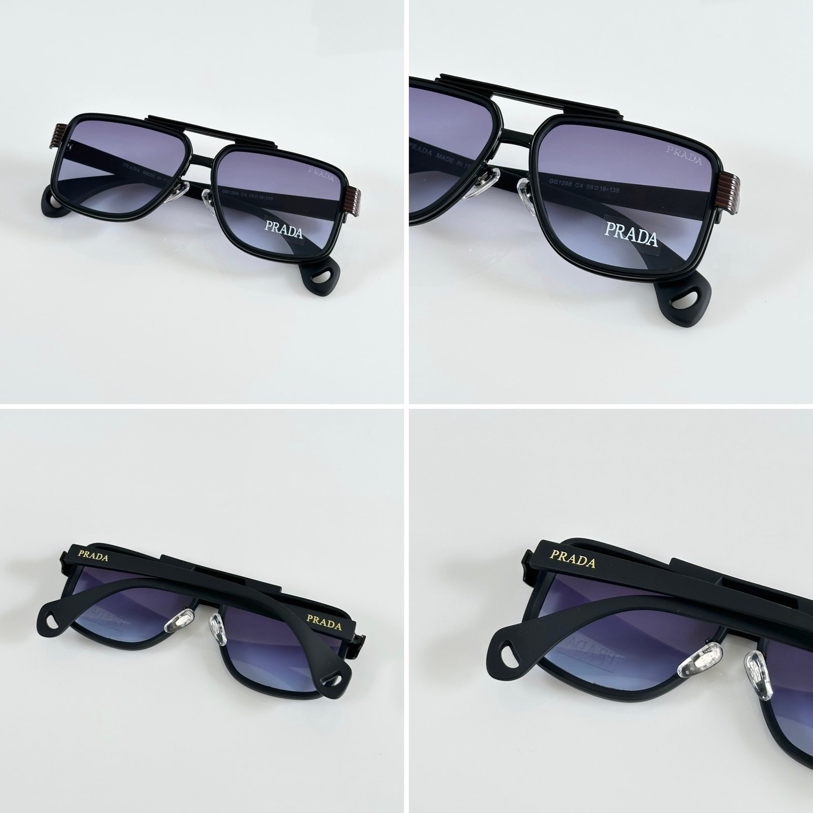 Prada_1298_Black_Blue - Image 2