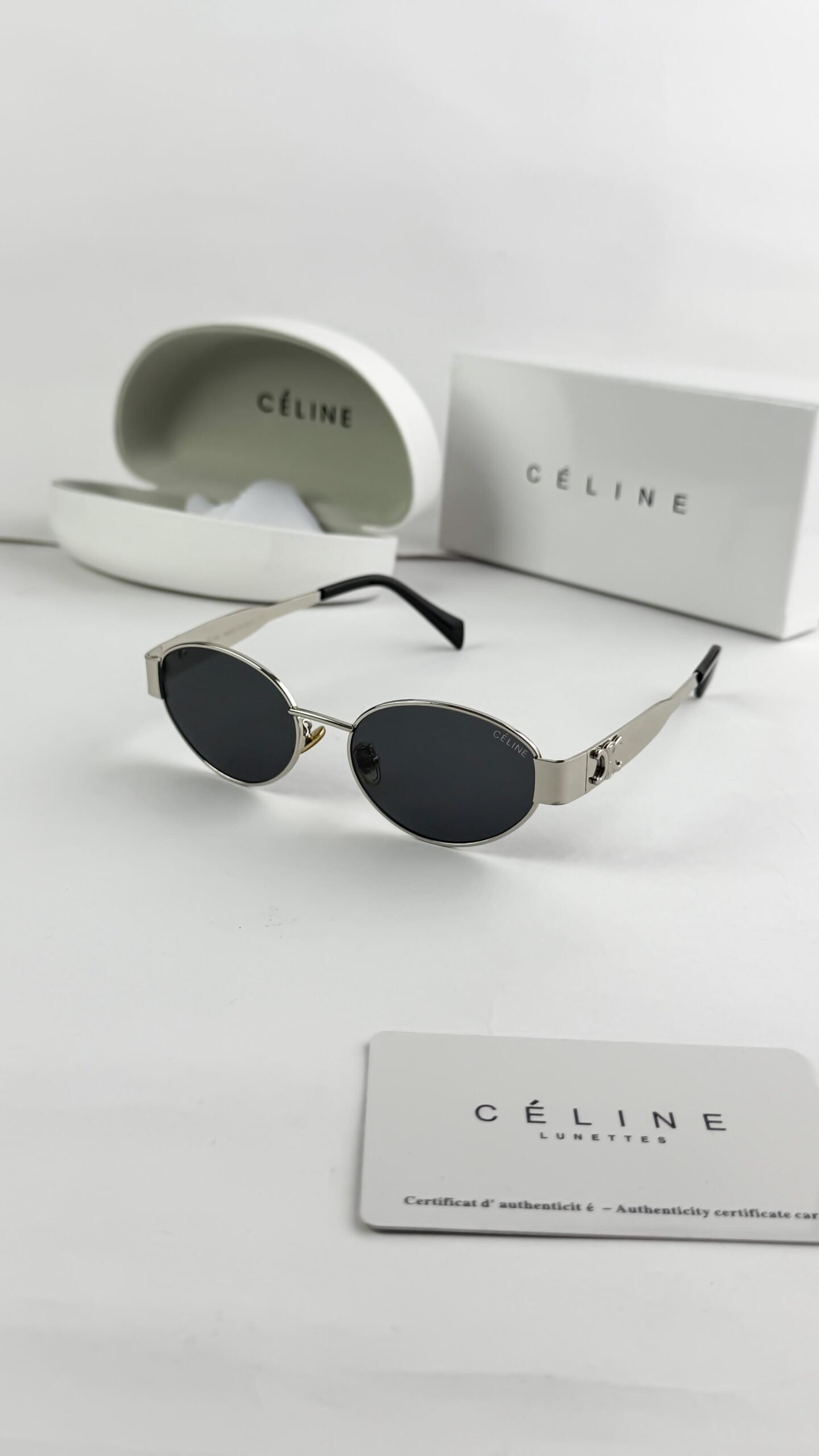 CELINE SILVER BLACK 1006 - Image 2