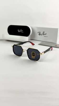RAYBAN GOLD BLACK 09