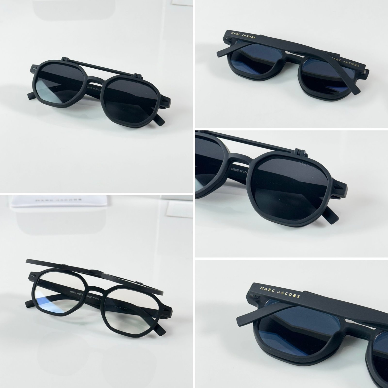 Marc Jacobs 1005 Flip Mate Black White - Image 2