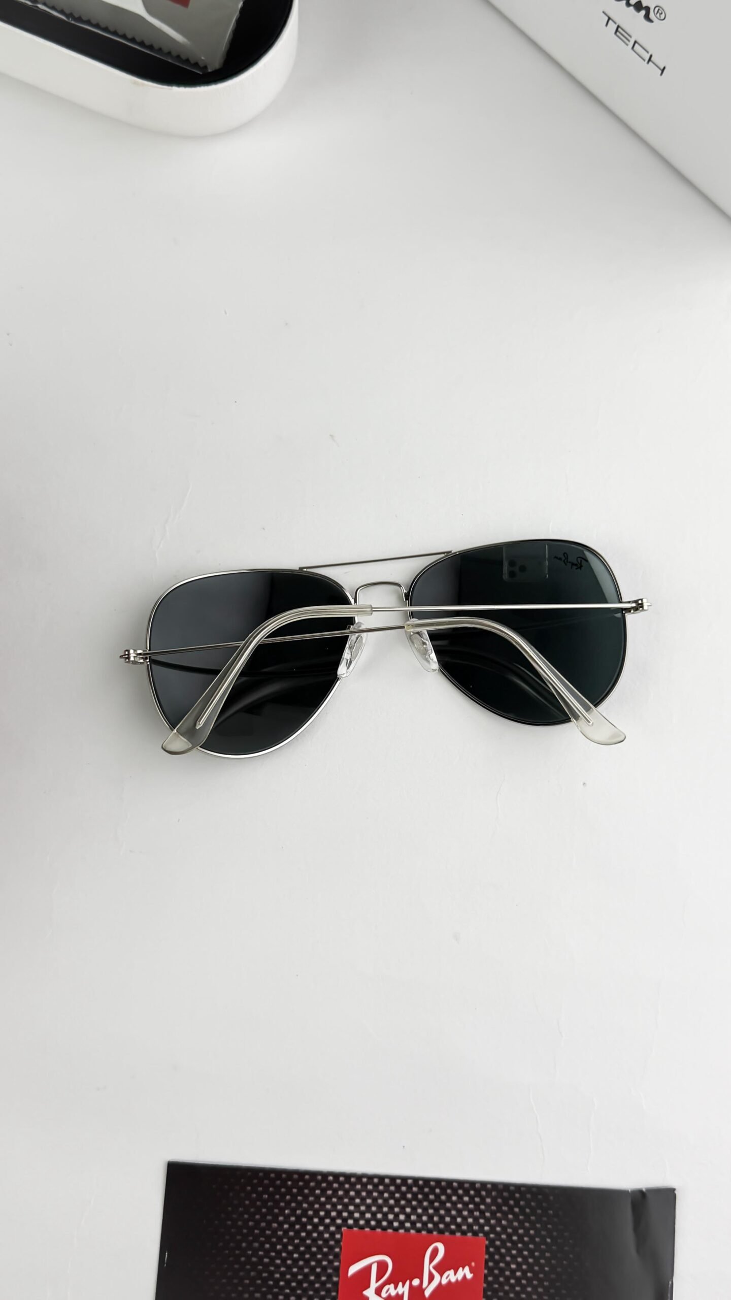 RAYBAN SILVER BLACK 3026 - Image 3
